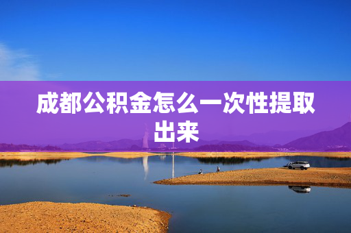 成都公积金怎么一次性提取出来