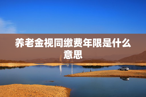养老金视同缴费年限是什么意思
