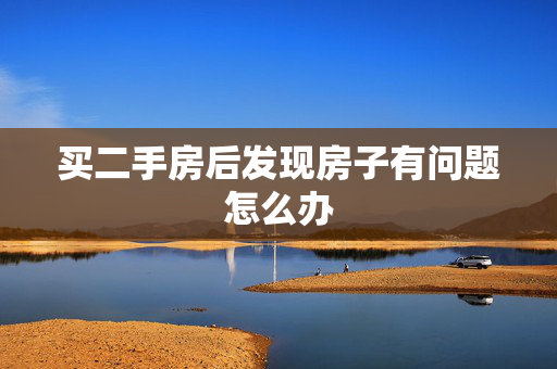 买二手房后发现房子有问题怎么办