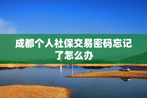 成都个人社保交易密码忘记了怎么办