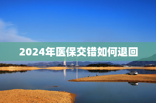 2024年医保交错如何退回