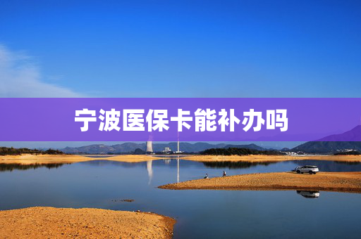 宁波医保卡能补办吗